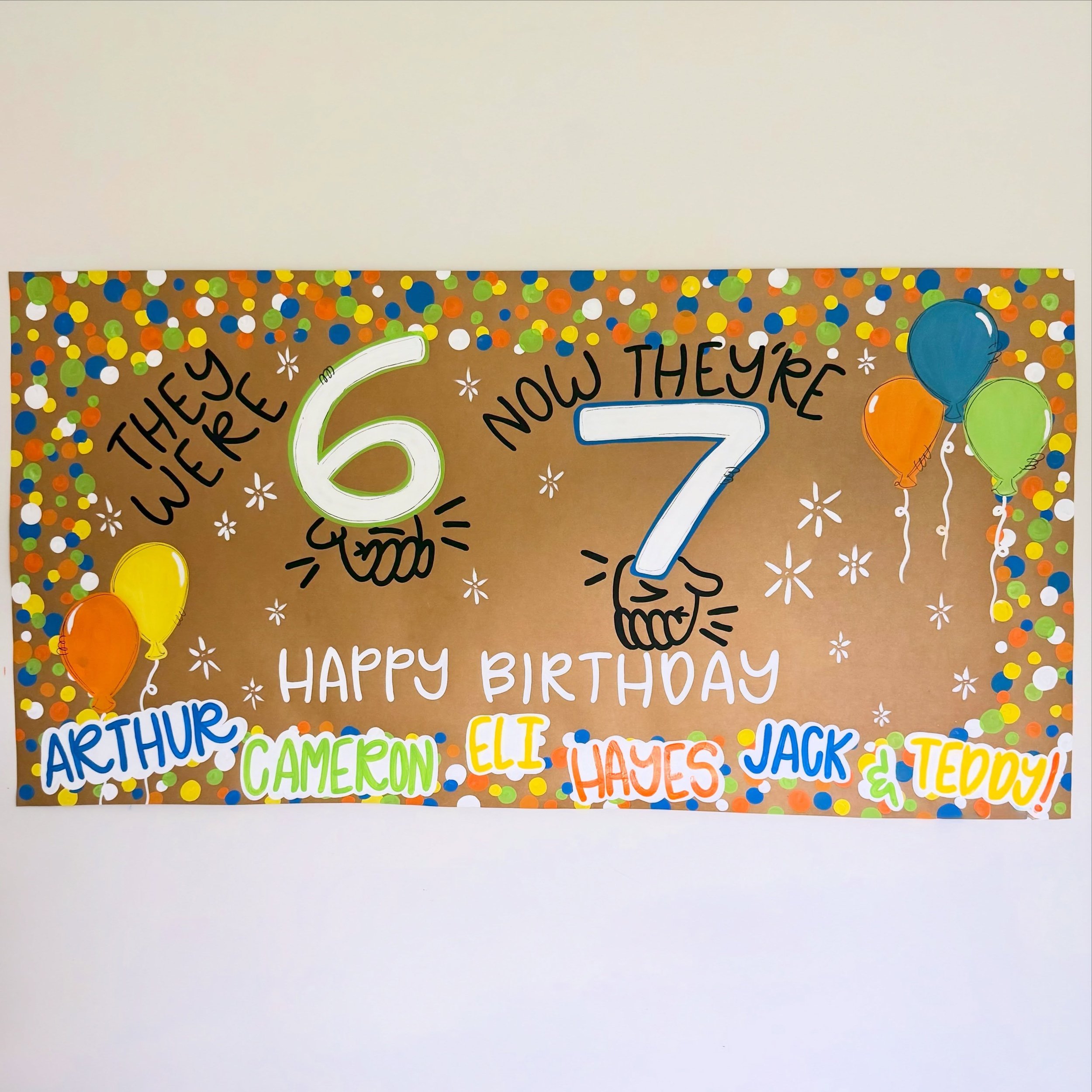 6️⃣7️⃣birthday banners6️⃣7️⃣
dm to order!