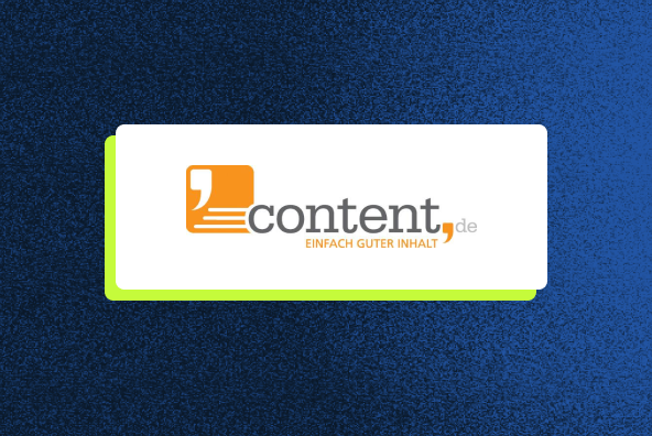 content.de: Marktplatz für Texte und Content – Auftraggeber buchen Texter direkt oder per Ausschreibung