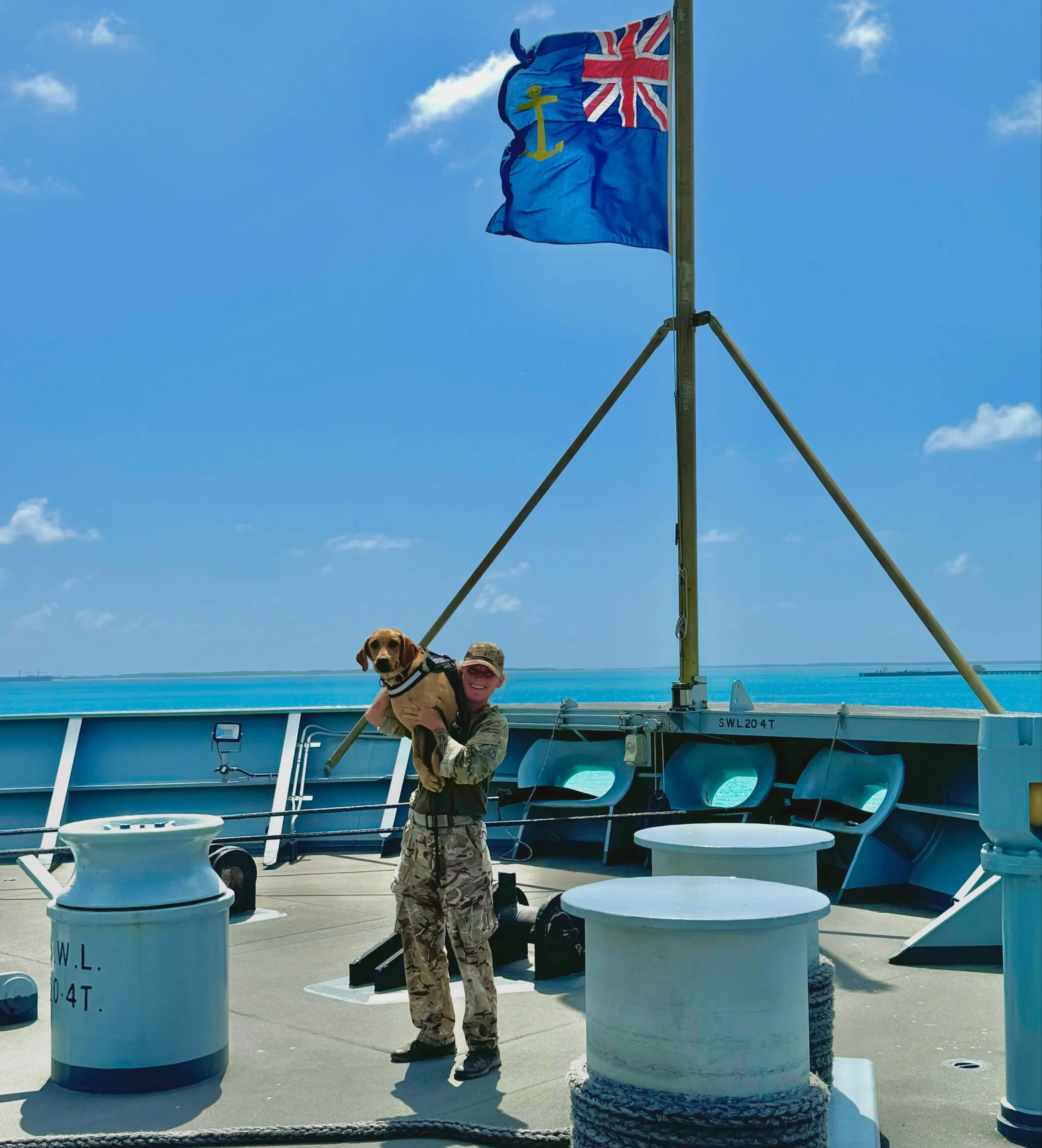 Boats &lsquo;n&rsquo; Buster 

#MWD #DogTraining #militarydog #K9