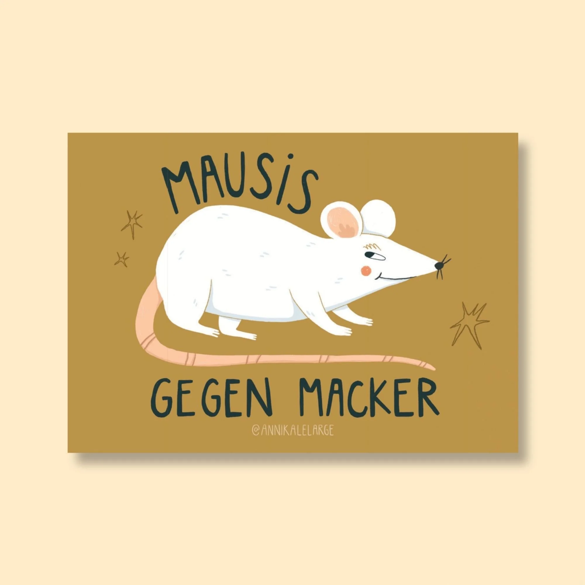 Sticker - Mausis gegen Macker