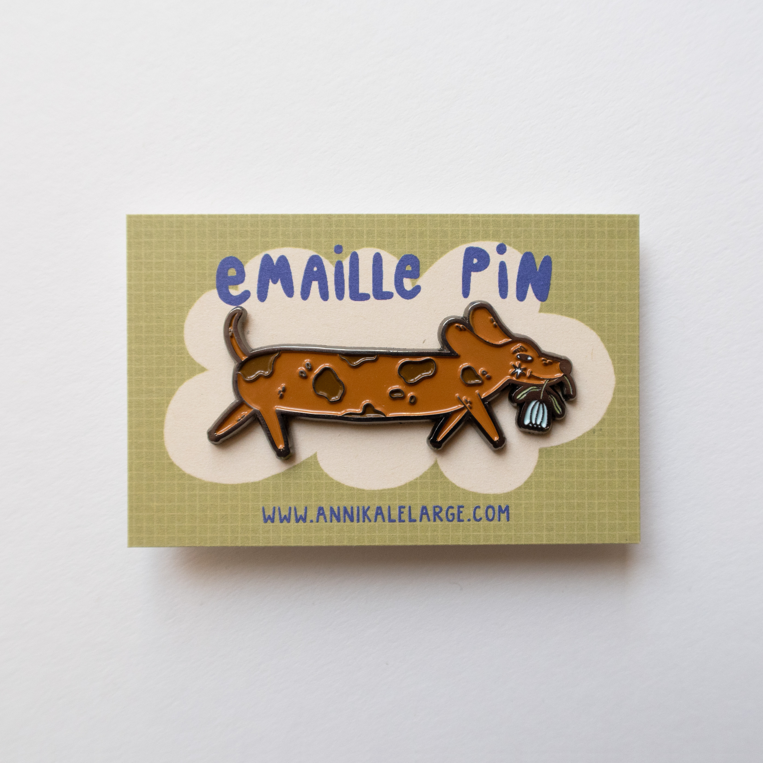 Emaille Pin - Dackel