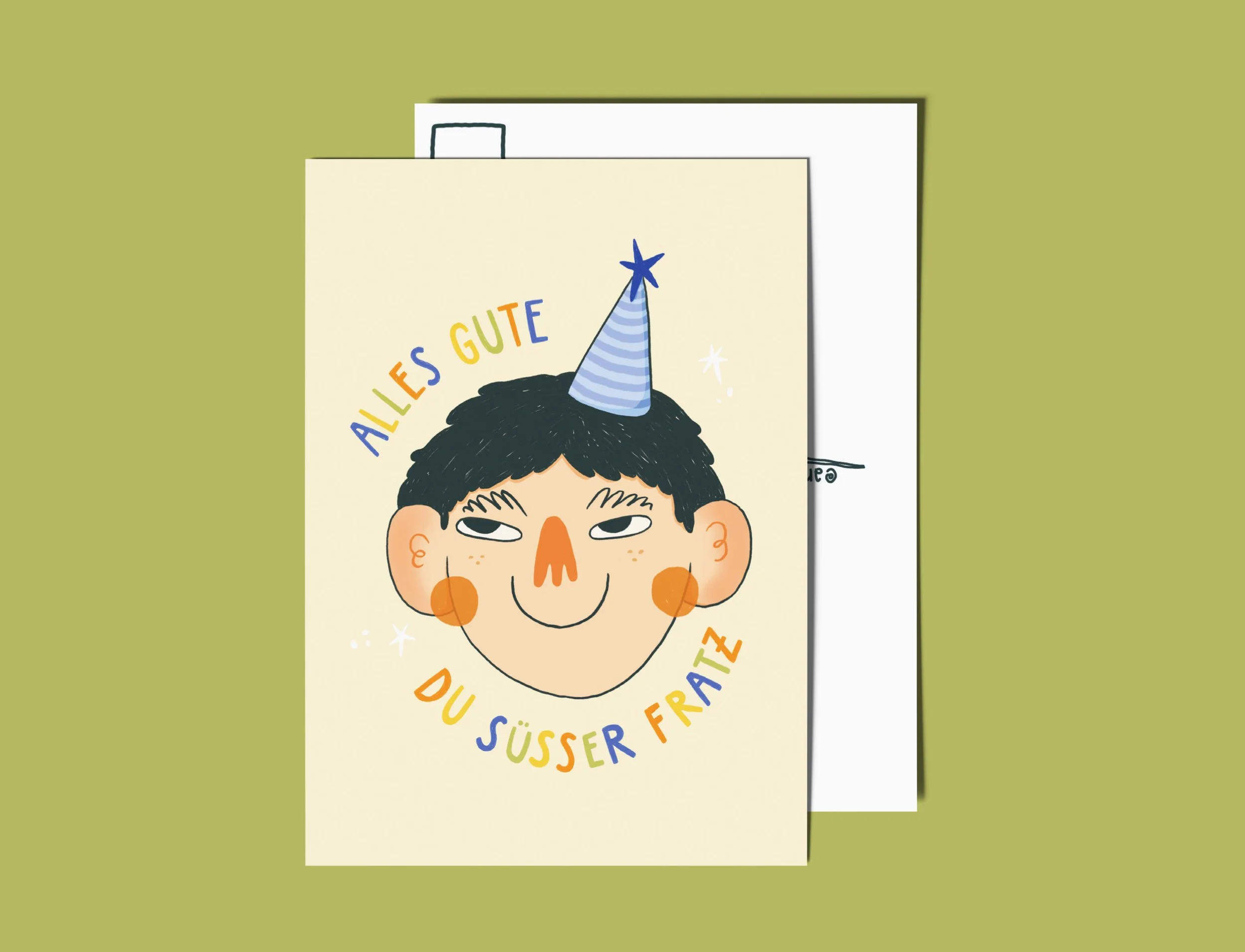 Postkarte - Süßer Fratz