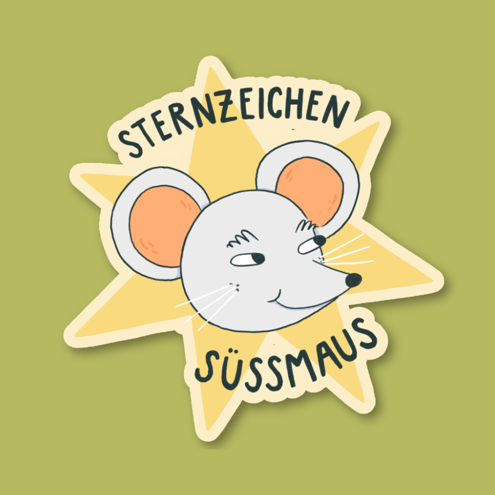 Sticker - Sternzeichen Süßmaus