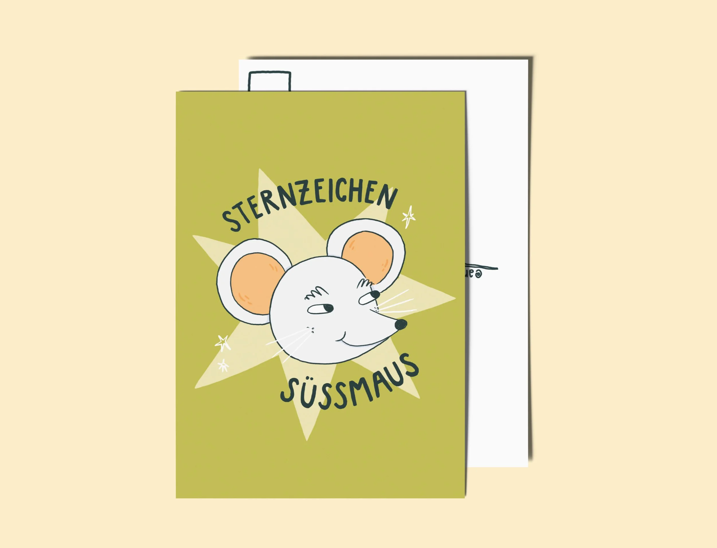 Postkarte - Sternzeichen Süßmaus