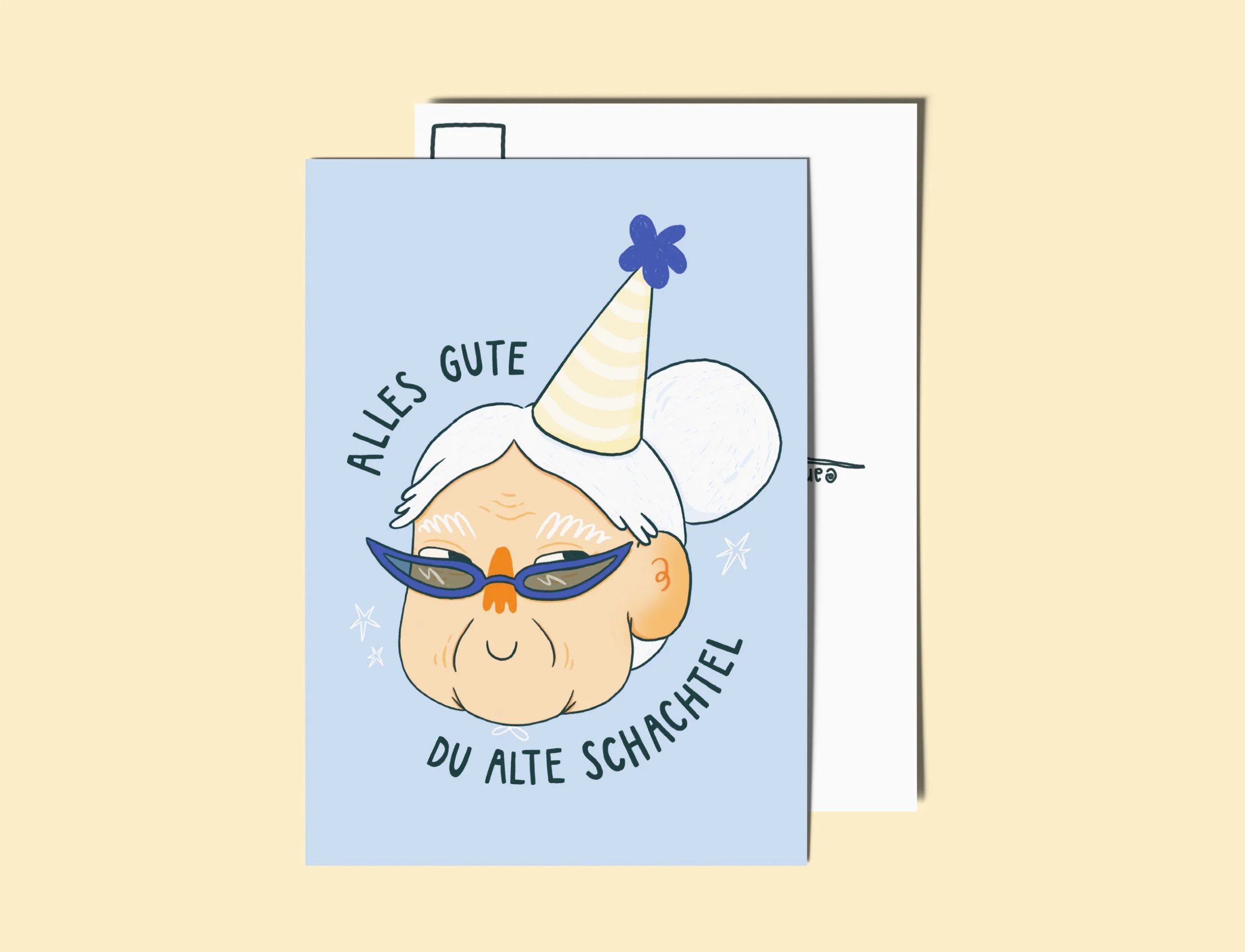 Postkarte - Alte Schachtel