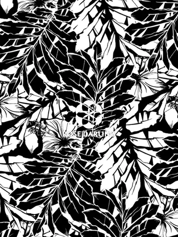 rose darling swimwear mens boardshorts tropical bw leaf camo.jpg