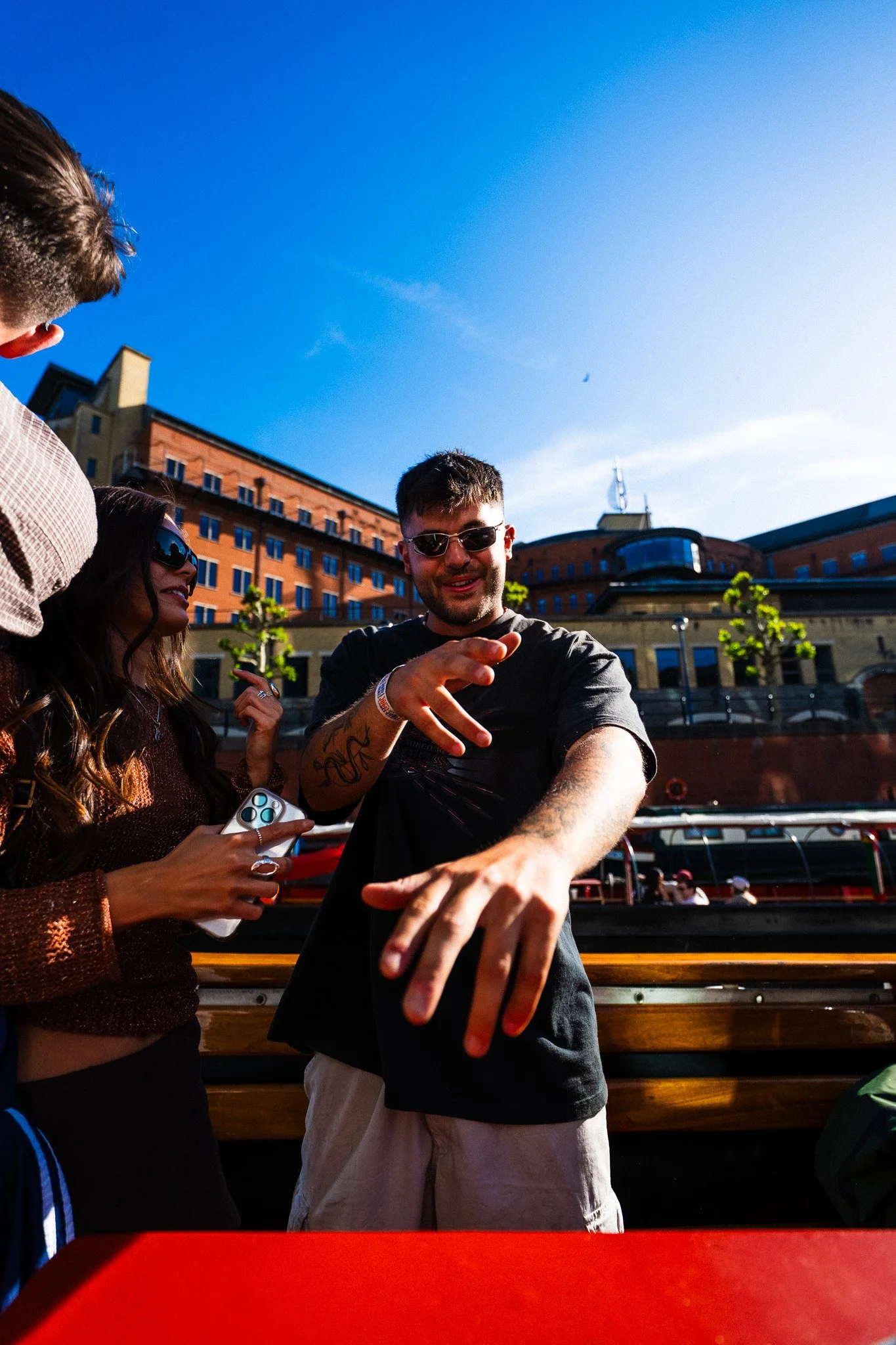 Photography from a boat party in Bristol