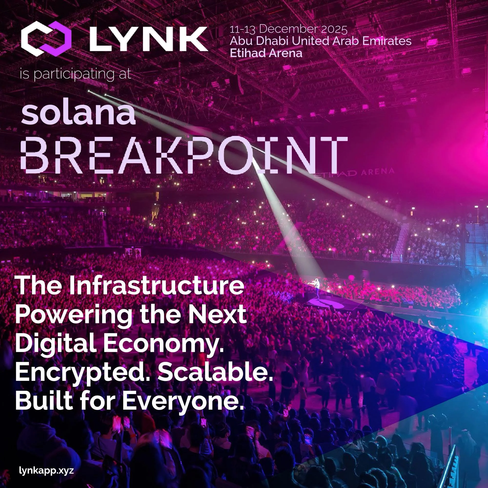 Lynk at Solana Breakpoint Abu Dhabi
