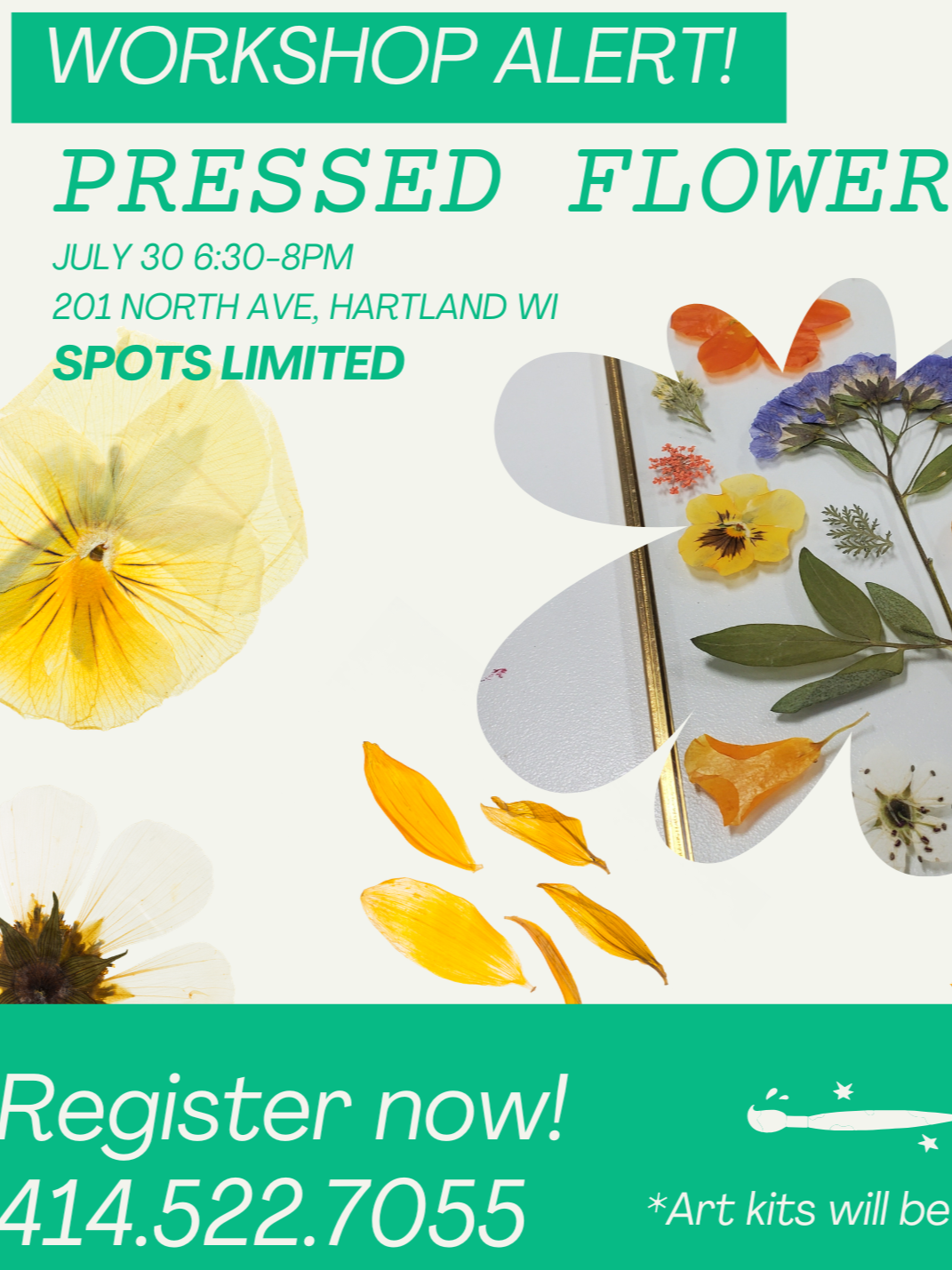 Framed Flower Workshop