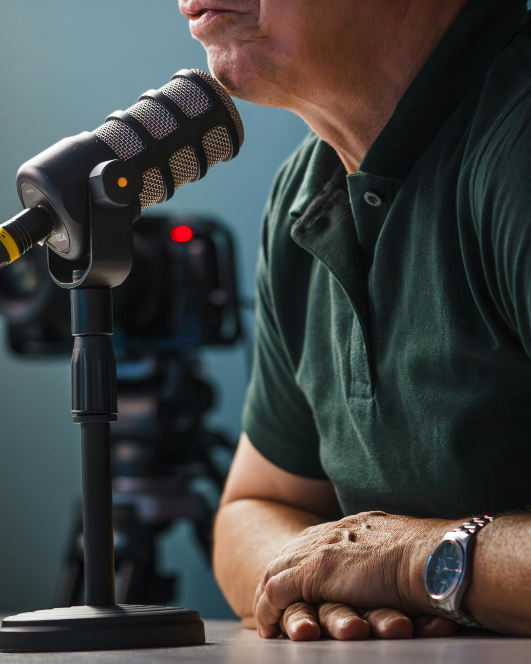 enregistrement d'un podcast