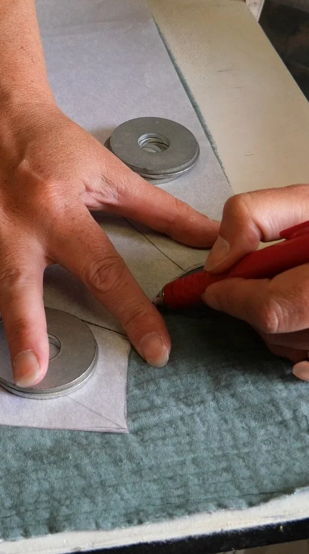 photo d'une étape de couture