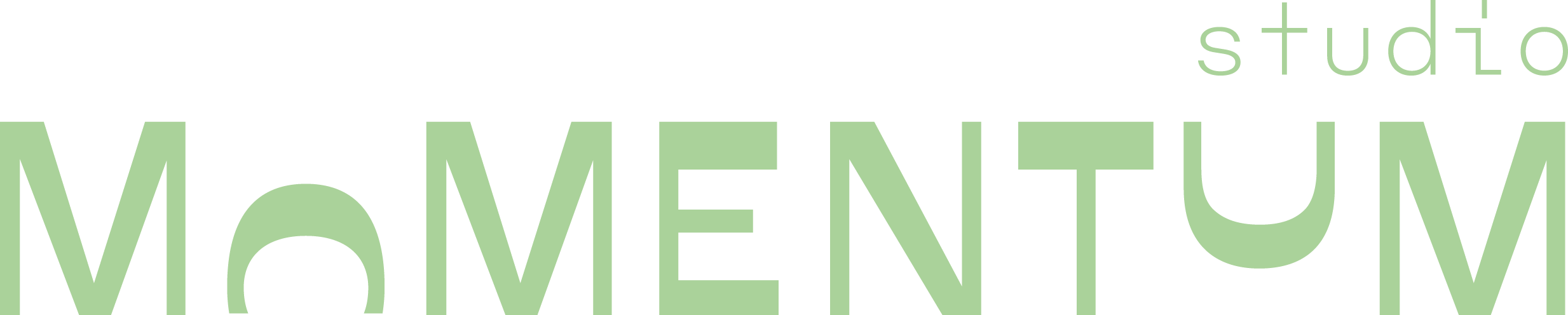 Logo de Momentum Studio en vert