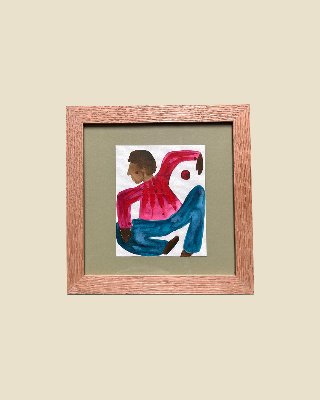 'Waltzing Ronaldo' Original Watercolour Painting