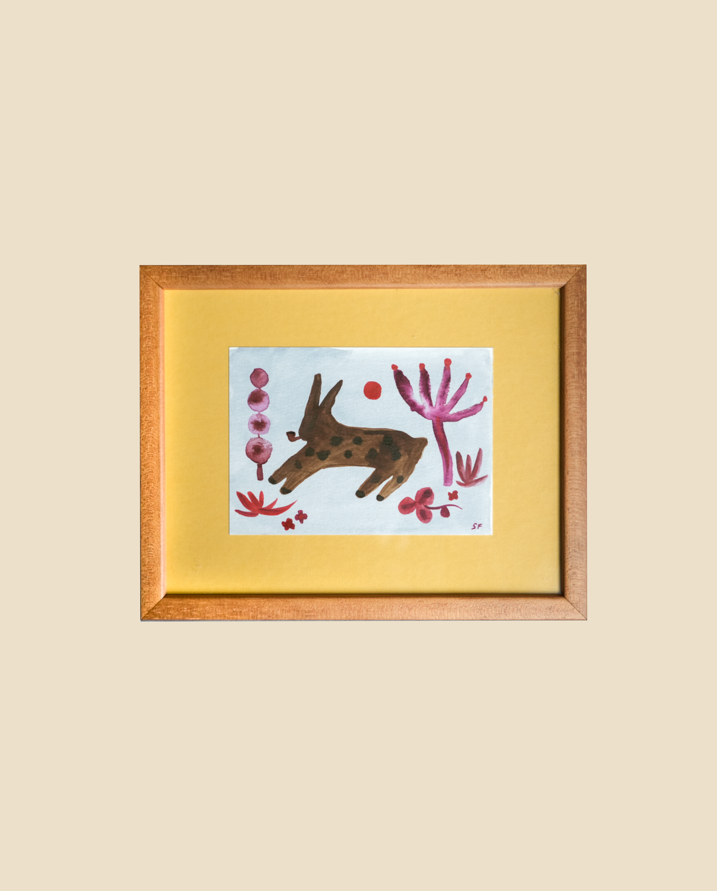 'Old Man Rabbit' Original Watercolour