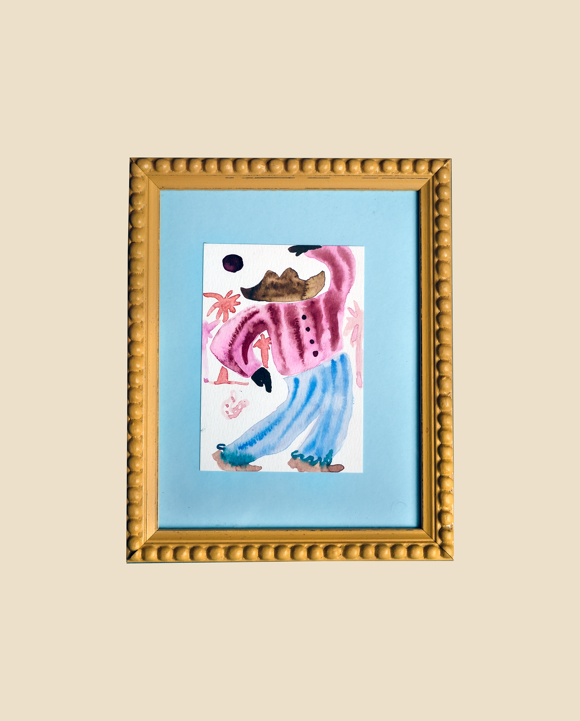 'Heston's Learnt to Dance' Original Watercolour