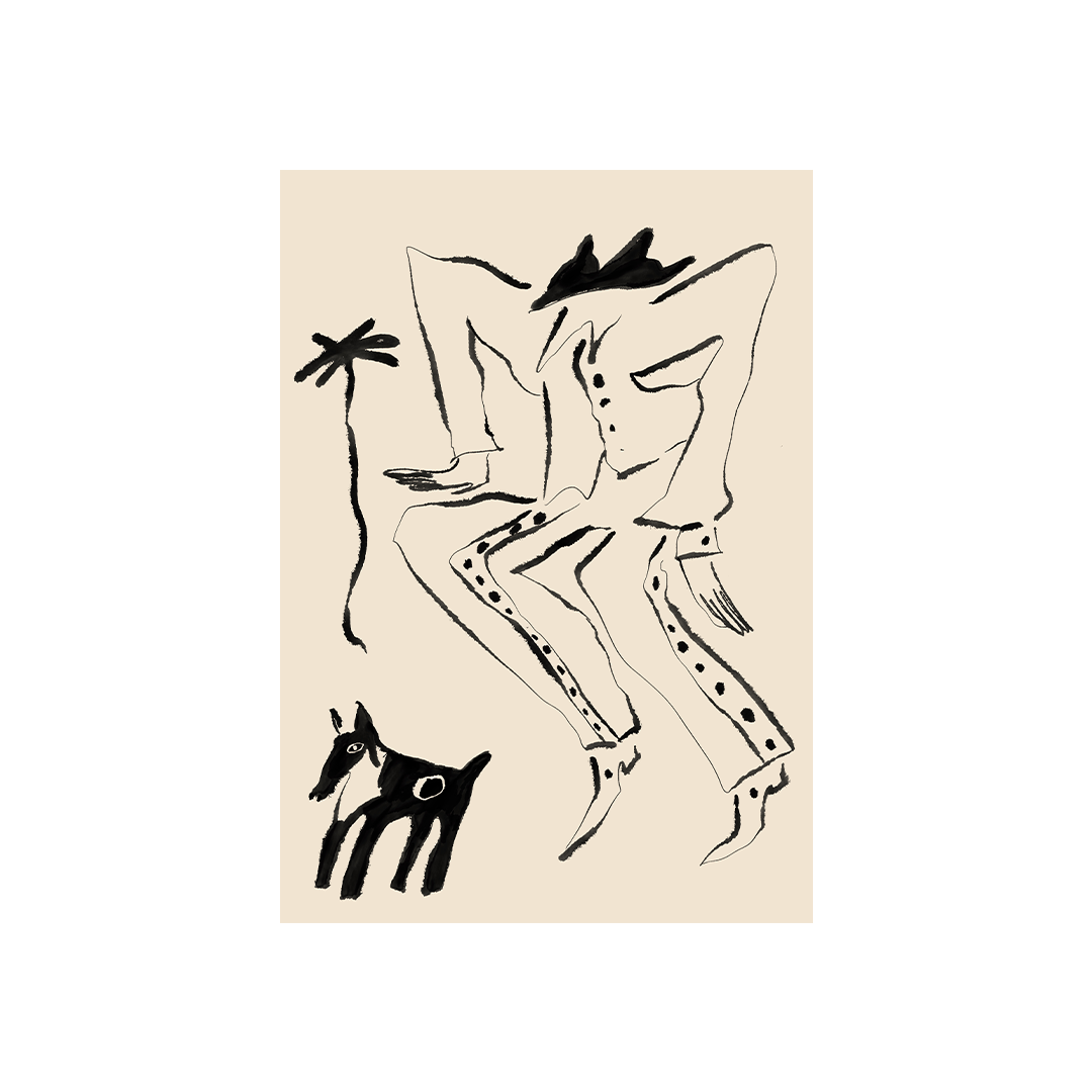'Jump For Joy' Cowboy Print