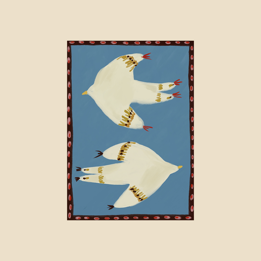 'Good Days Calling' Bird Print