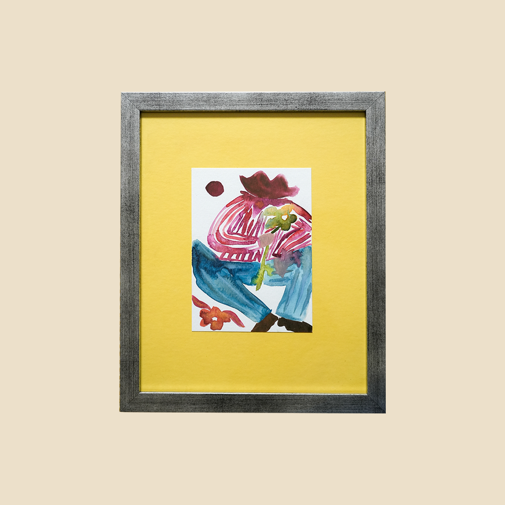 'Flowerboy and the Sun' Original Watercolour