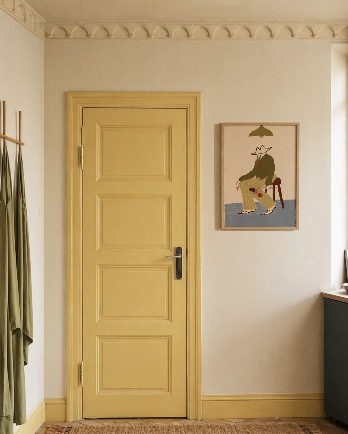 'When You Get Home I'll Be There' Cowboy Print