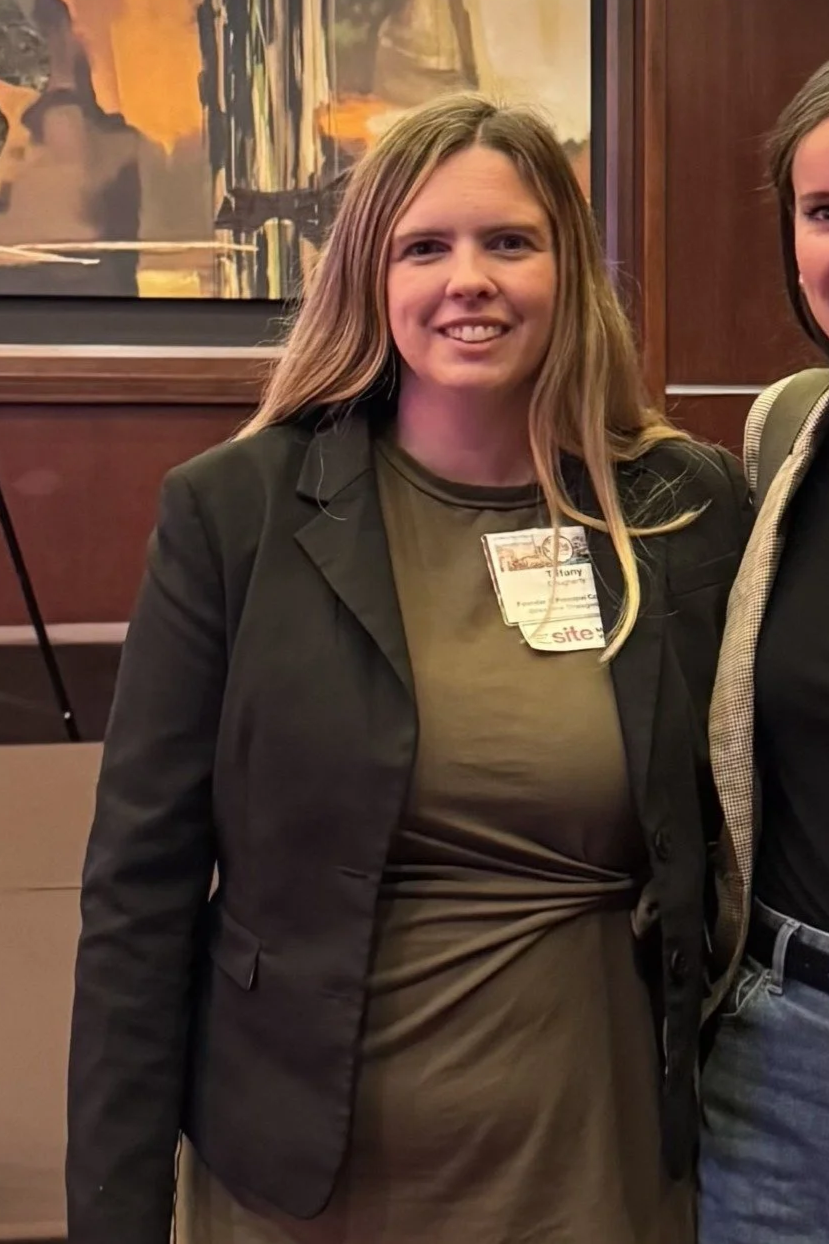 Tiffany Dougherty, fractional COO and operations consultant for small B2B service businesses, at SITE's Young Leaders Conference for meeting professionals