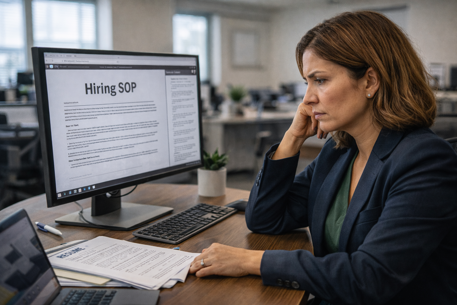 A founder rewriting an SOP because it didn't communicate expectations clearly