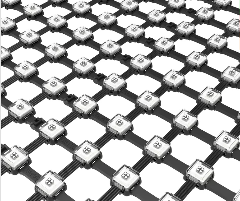 E24 Mesh Screen Light IP66, Transparent LED Display