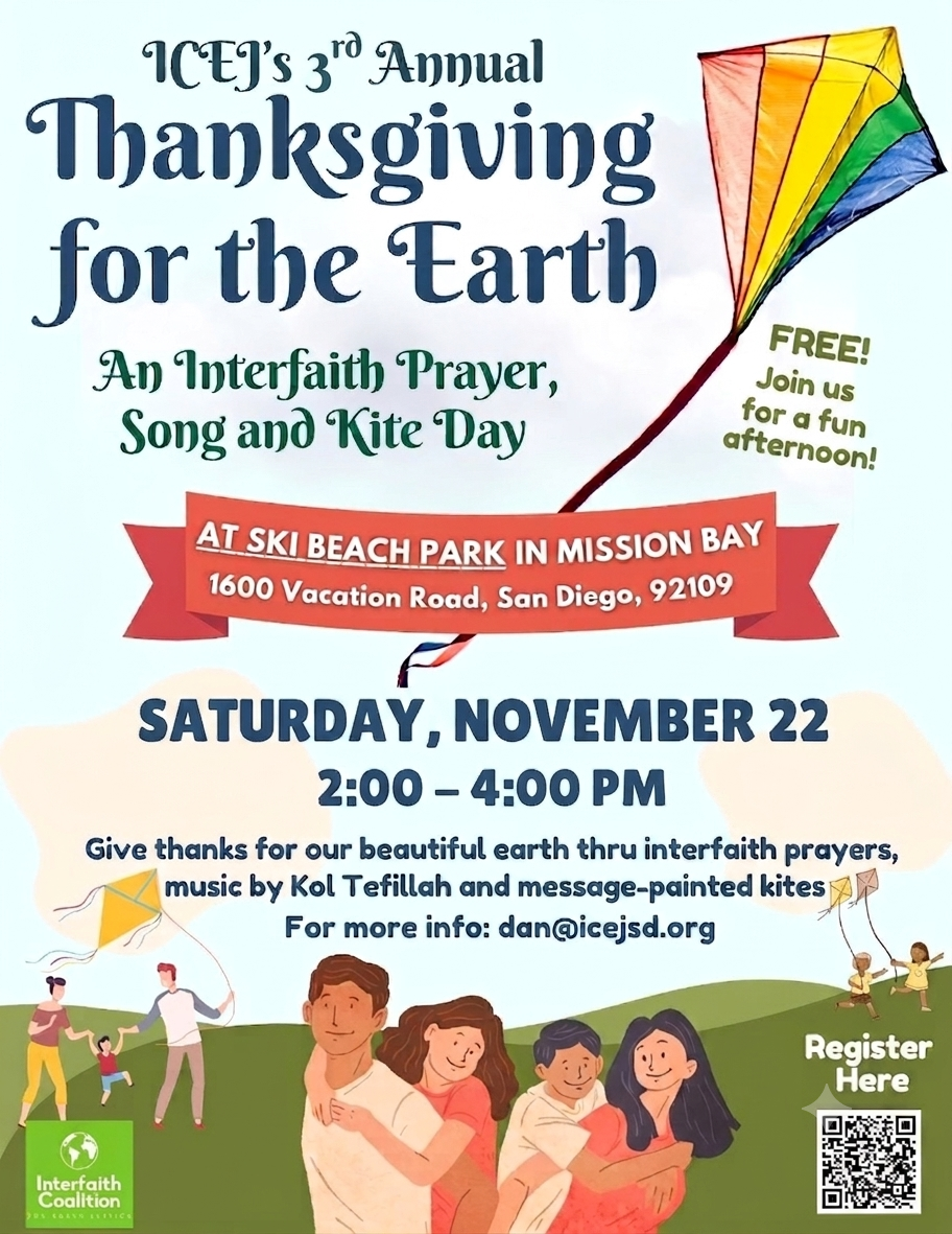 Thanksgiving for the Earth - Interfaith event 