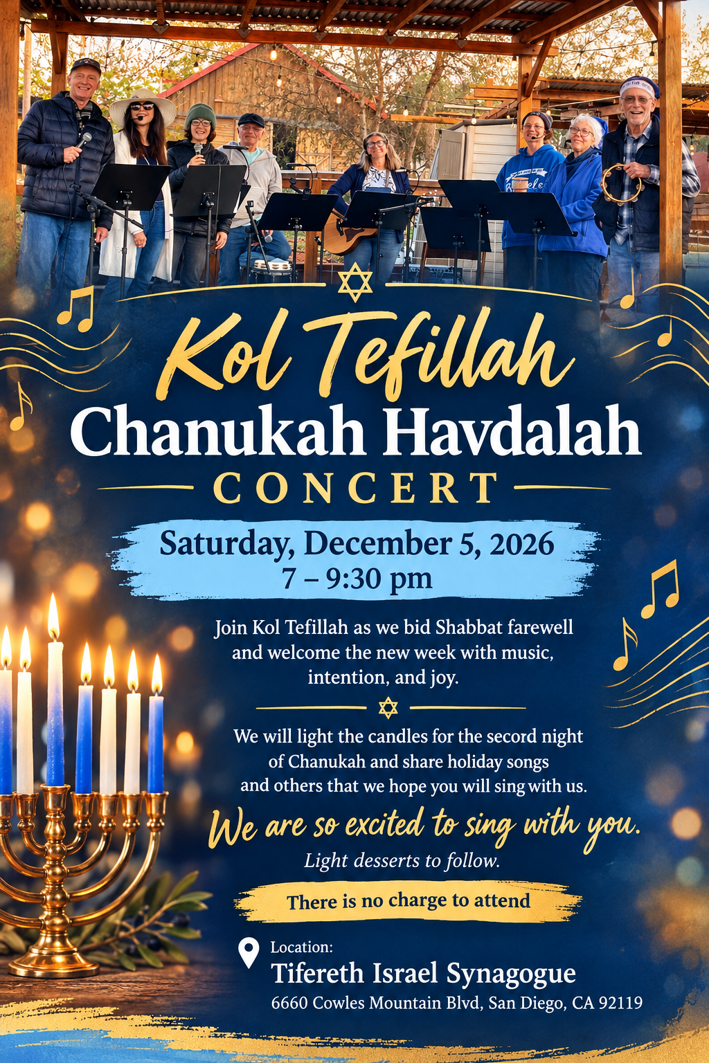 Chanukah Havdalah Concert