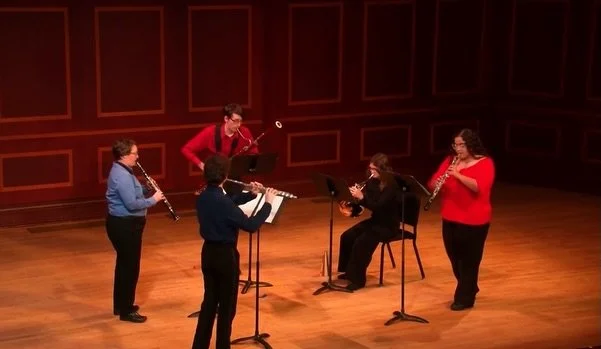 I&rsquo;m a very proud teacher! Lovely concert all around from the @merceryou @musicatmercer winds and brass in their chamber concert this evening! Led by @britbrad1017, these students really invested in great rep. Great programming and some real spe