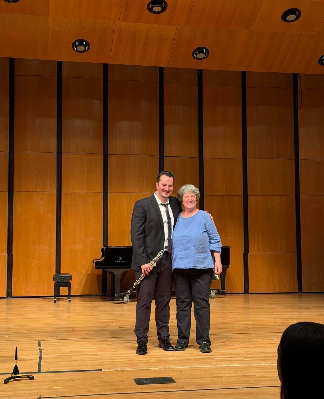 Last evening, I shared my final recital as a student and presented on my dissertation which has been defended and published. 

This would not have been possible without the help and support of so many people, family and friends and colleagues - but t