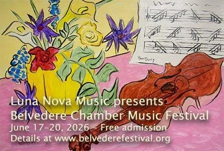 Some exciting repertoire and music has been arriving in my inbox this week for the @lunanovamusic 2026 Belvedere Chamber Music Festival and for the @bangonacan 2026 Summer Festival! Time to cue the metronome and get some new batteries in the tuner&he