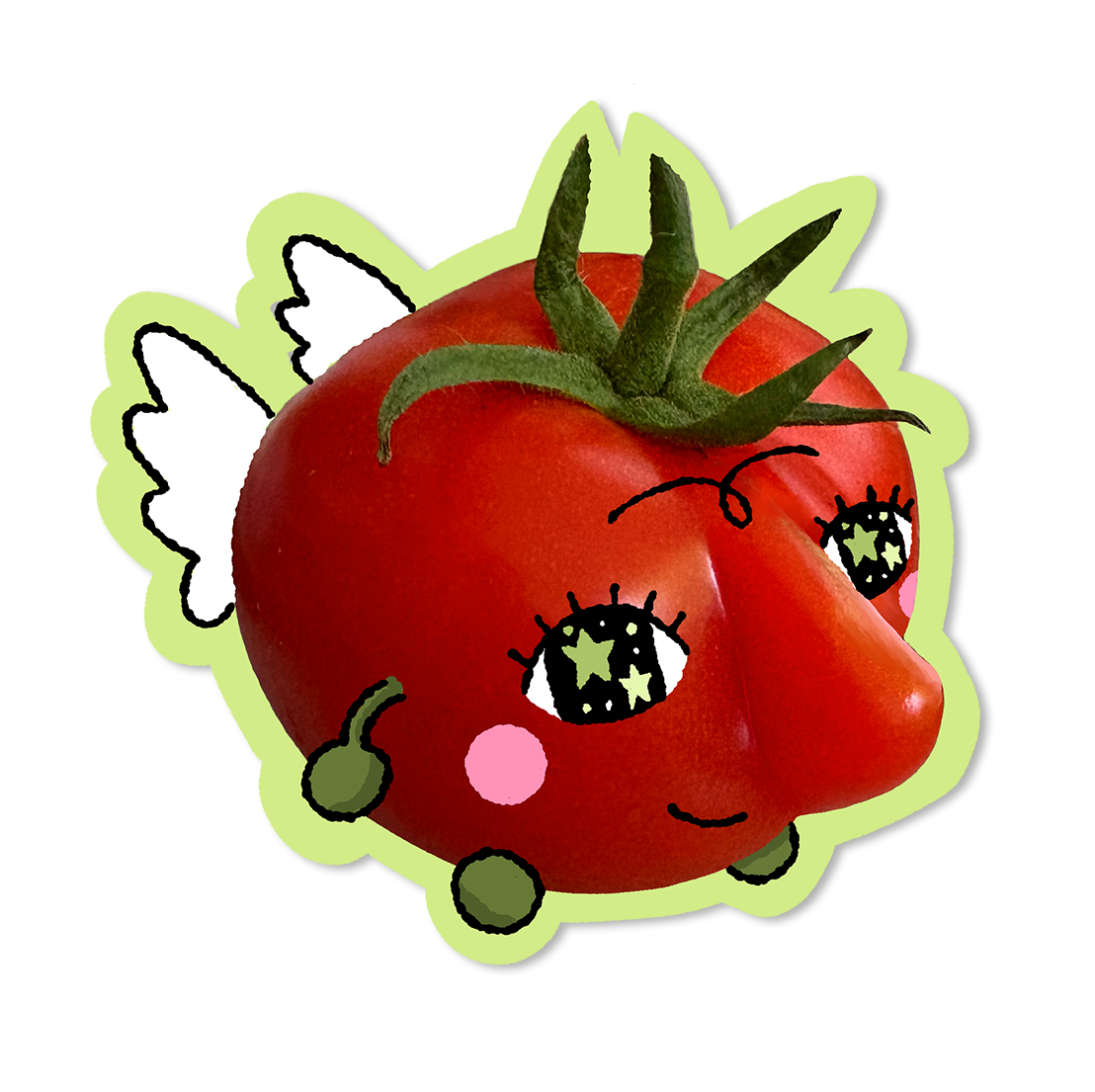 angel tomato · sticker