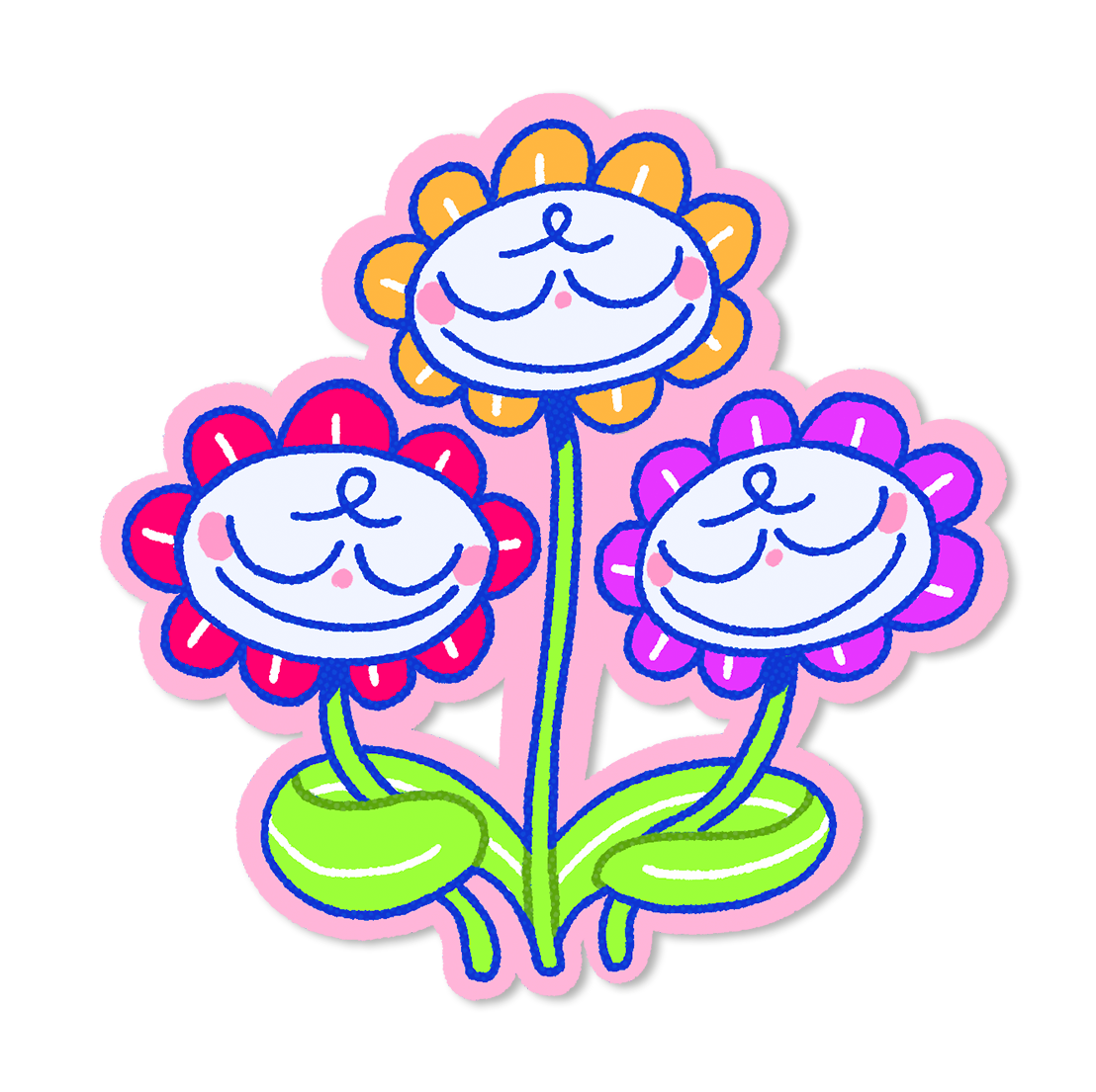 flower friends · sticker