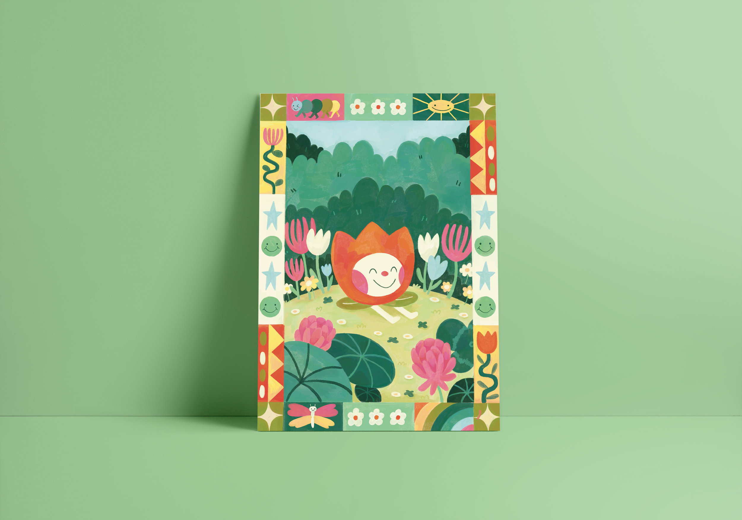 tulip art print · a5/a6