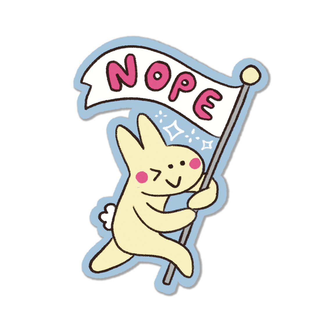 nope · sticker