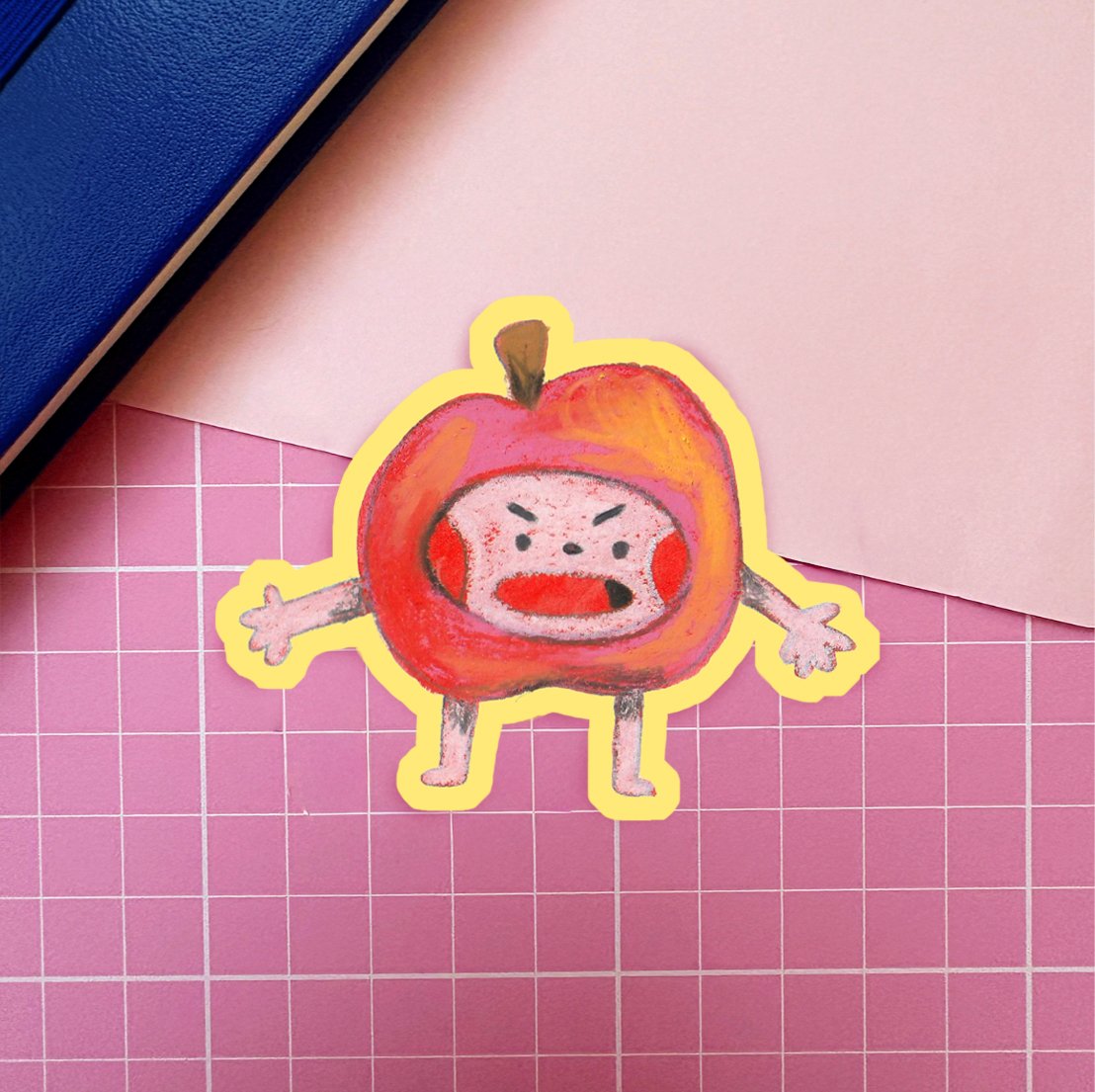 pomme pastel · sticker