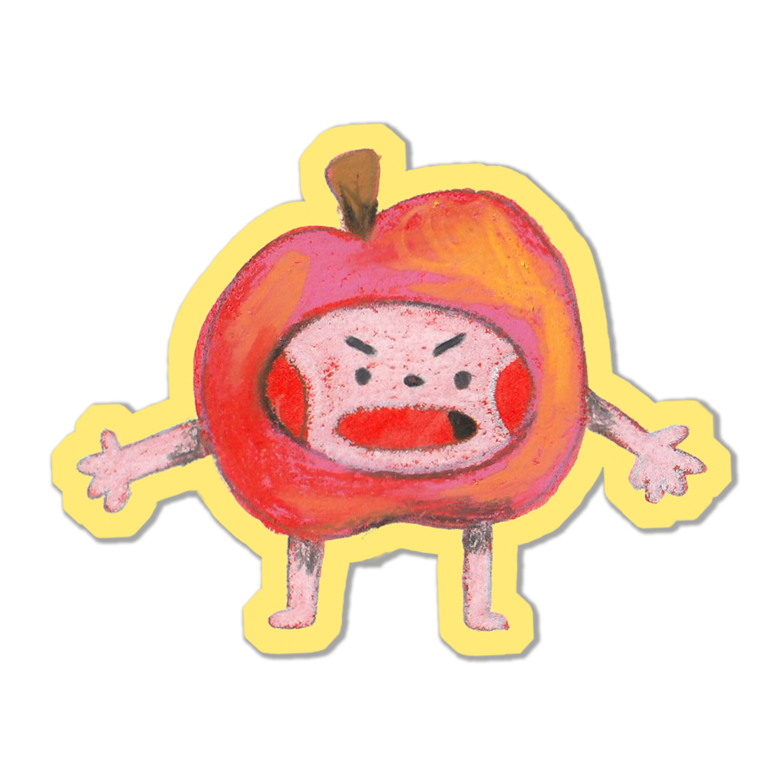 pomme pastel · sticker
