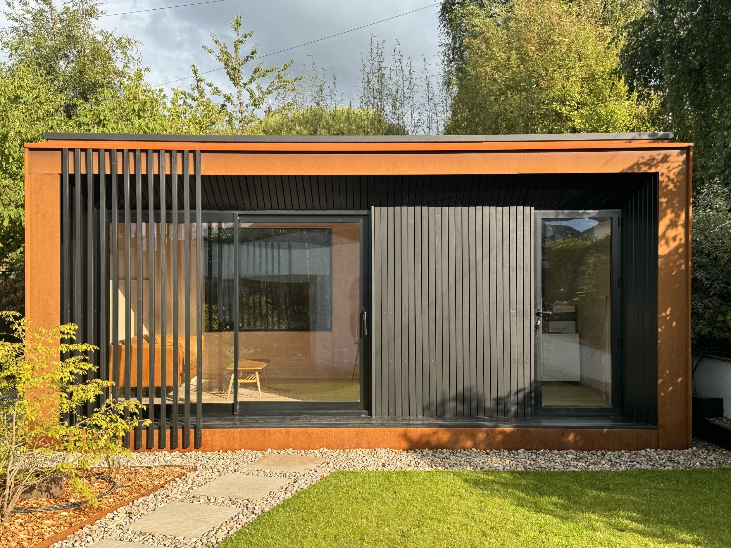 Black painted Timber cladding information