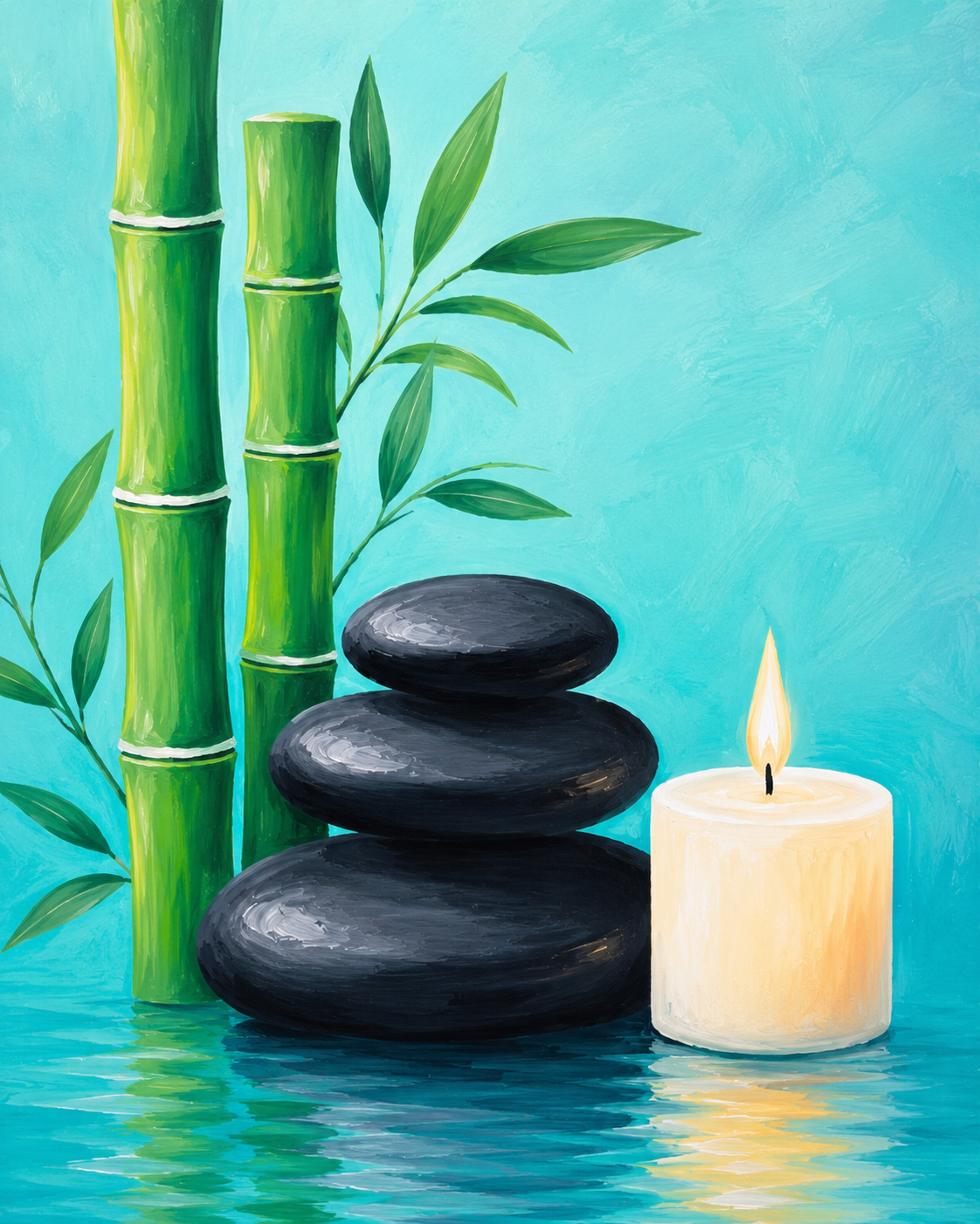Bamboo Serenity - Paint Party Selection