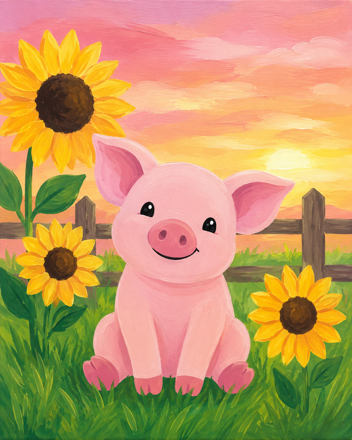 Sunflower Sweetie - Paint Party Selection