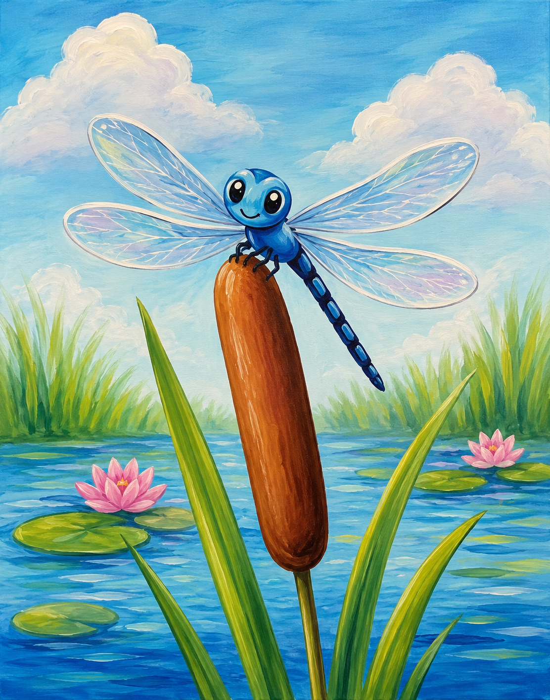 Dragonfly Landing - Paint Party Selection