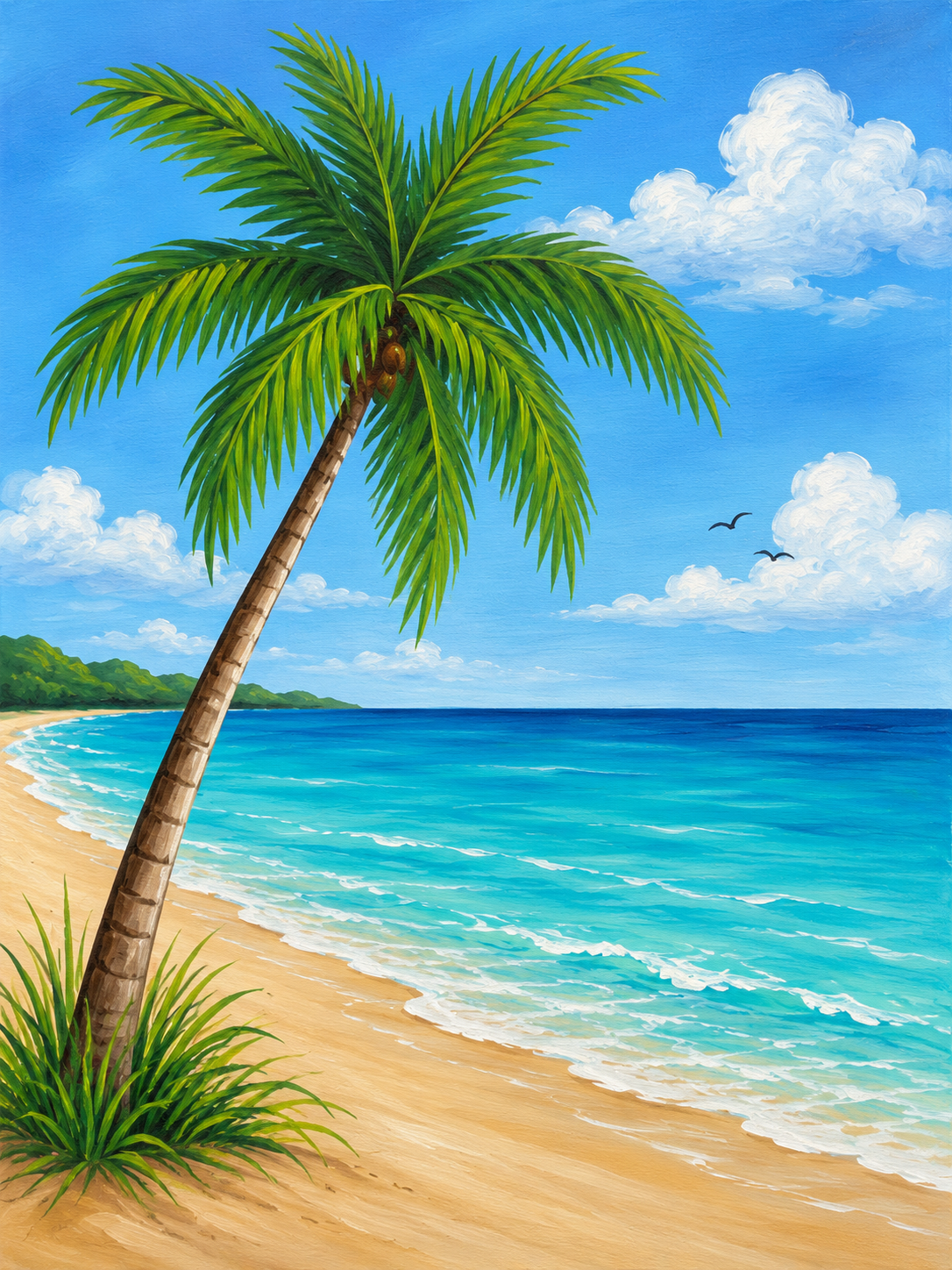 Palm Tree Sway - Paint Party Selection
