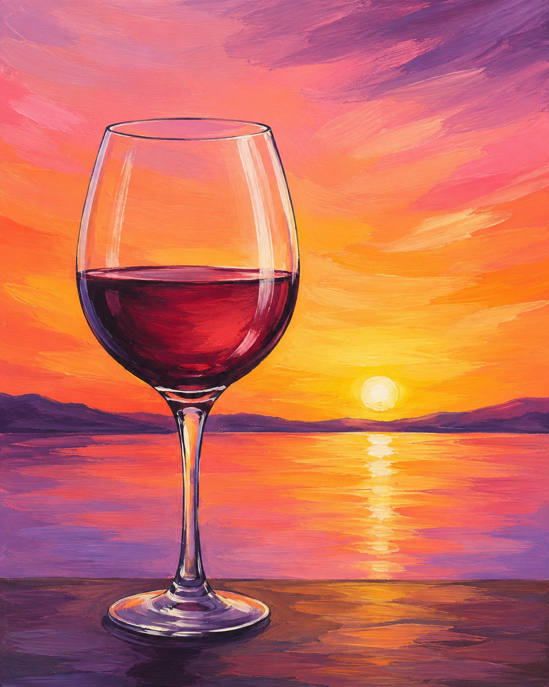 Sunset Savor - Paint Party Selection