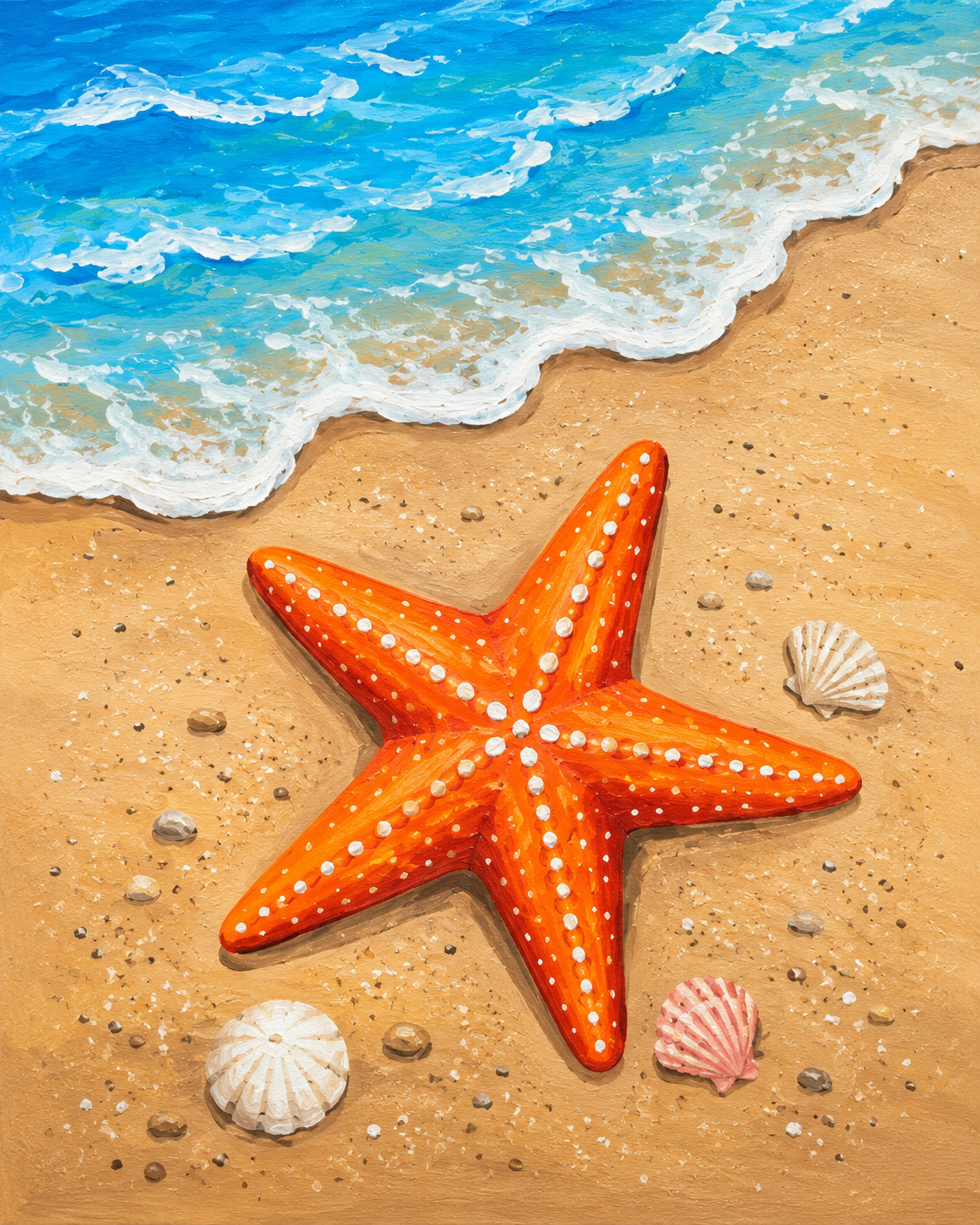 Beach Star Beauty - Paint Party Selection
