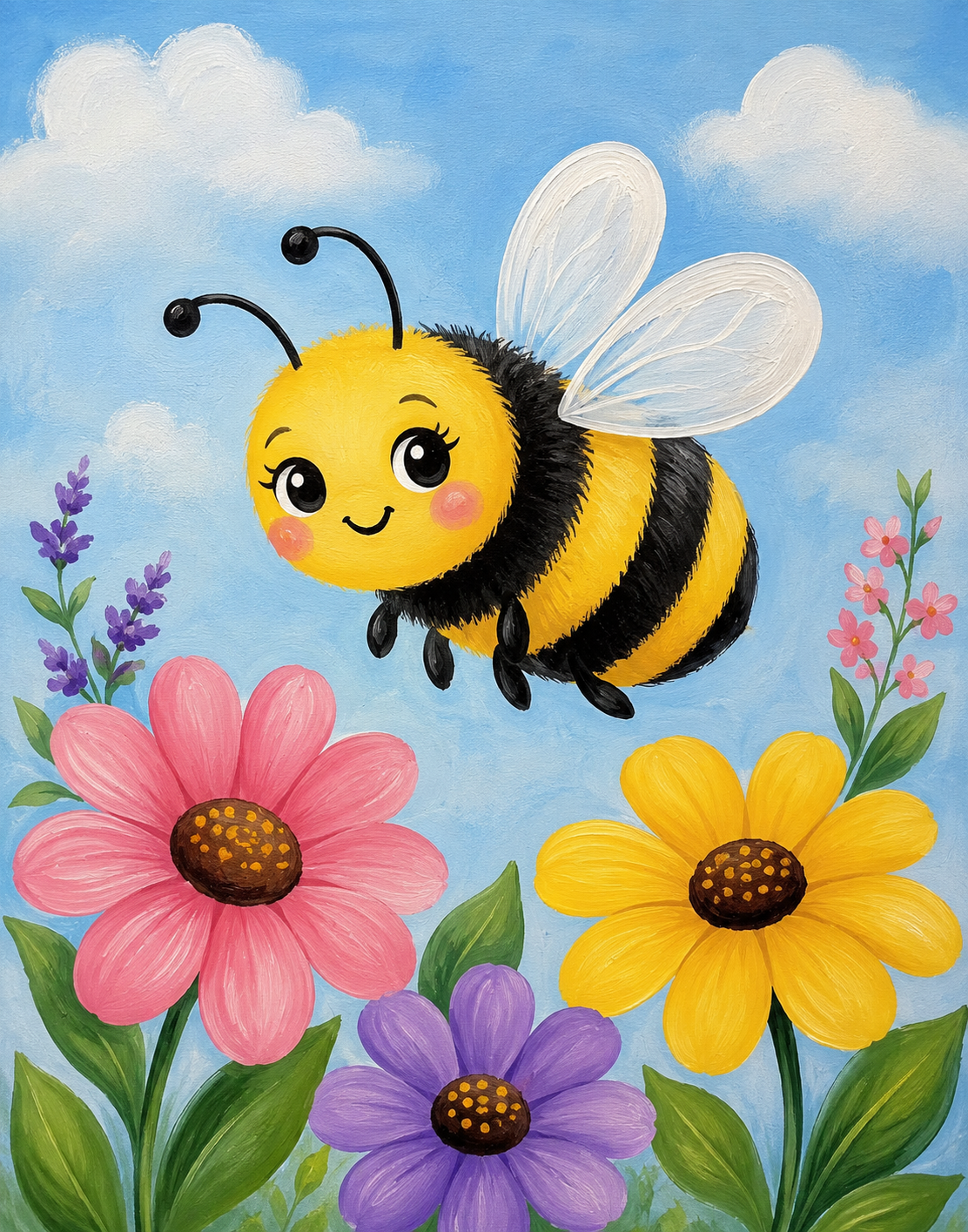 Bumblebee Garden - Paint Party Selection