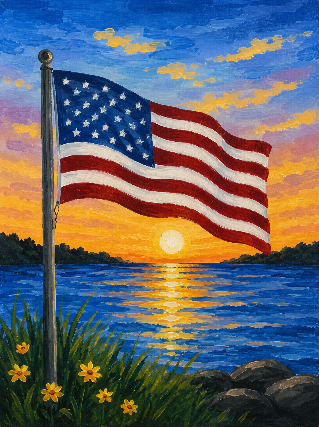 Land of the Free - Paint Party Selection