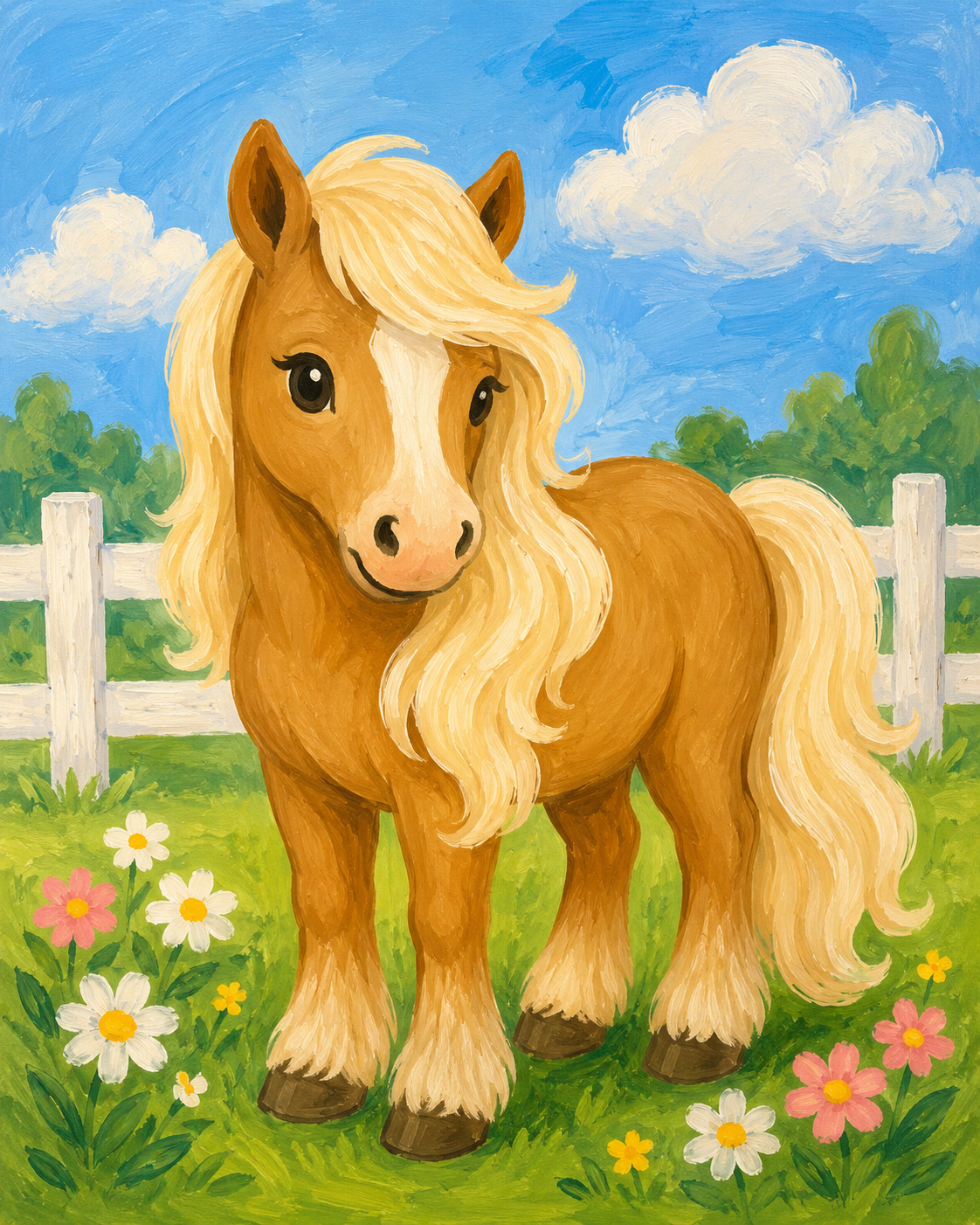 Palomino Princess - Paint Party Selection