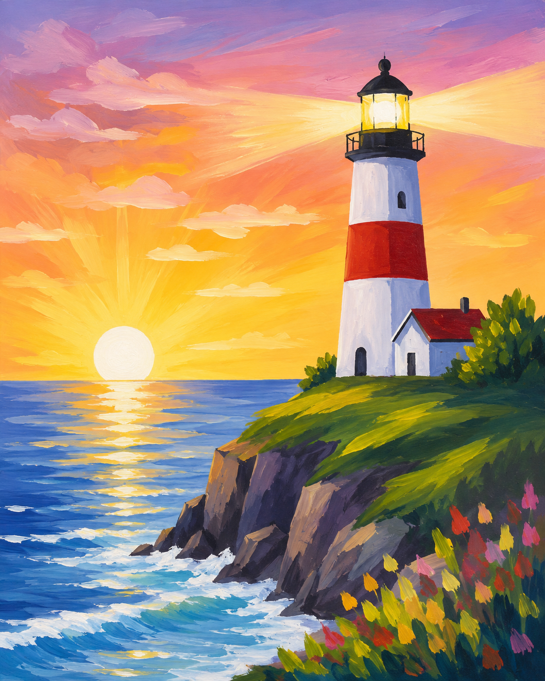 Beacon in Bloom - Paint Party Selection