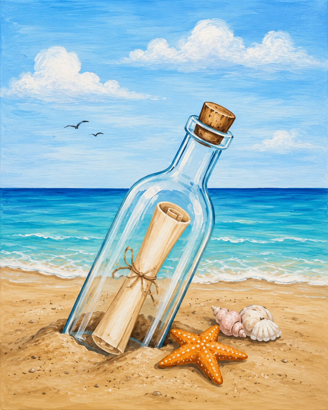 Secrets in the Sand - Paint Party Selection