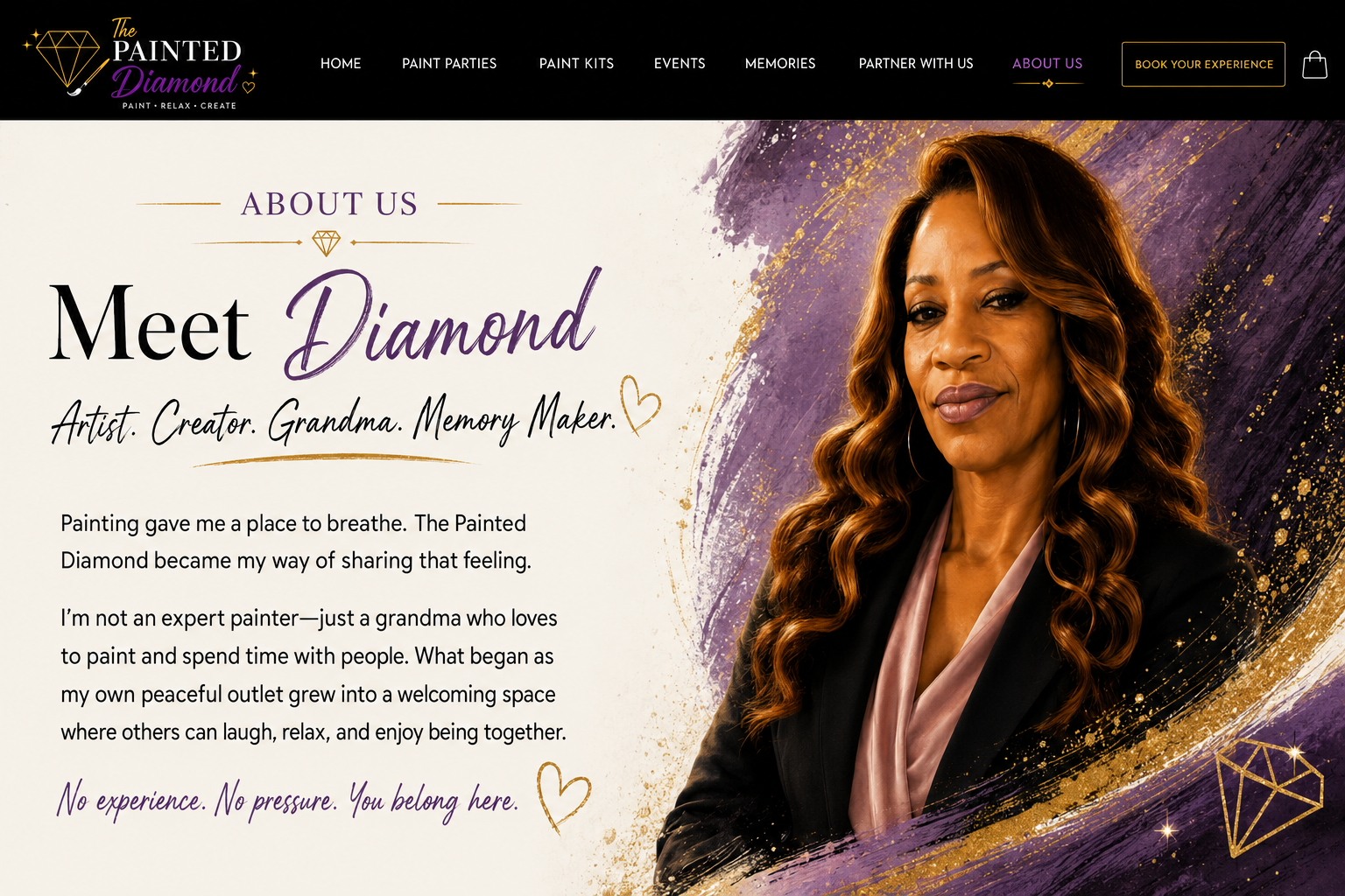 Meet Diamond — artist, creator, grandma, and memory maker